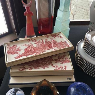 Gein Platters, Art Glass
