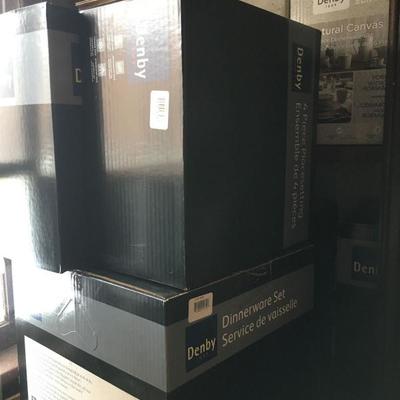 BOXES! NIB Denby Stoneware Dinner Sets