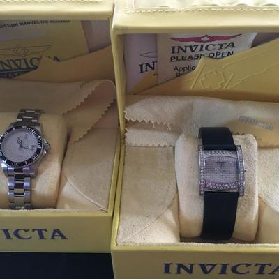 Invicta Watches, NIB 