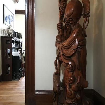 Hand Carved Chinese Figure