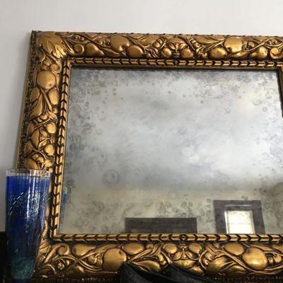 Kosta Boda Glass Vase, Antiqued Gilt Mirror, Peep Toe Flats 