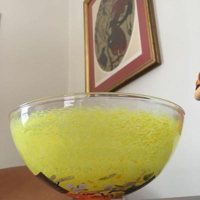 Kosta Boda Art Glass Bowl 