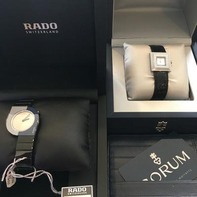 Rado Watch, Corum Watch, NIB