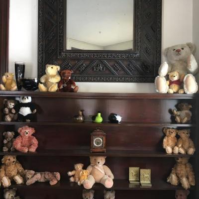 Ralph Lauren Mirror, Steiff Bears, Cast Iron Bookend Collection 