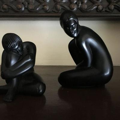 Lalique Black Figurines 