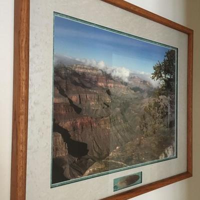 Photograph of the Grand Canyon with Feather 