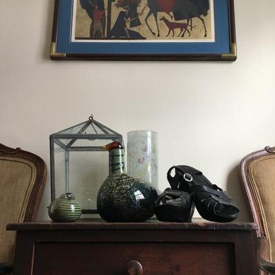Iittala Toikka Birds, Glass Terrarium, Platform Sandals 