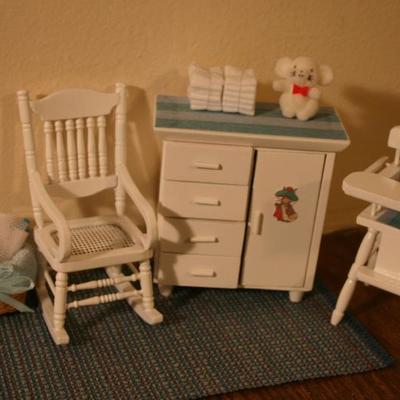 Miniature Baby's Room  
http://www.ctonlineauctions.com/detail.asp?id=682974