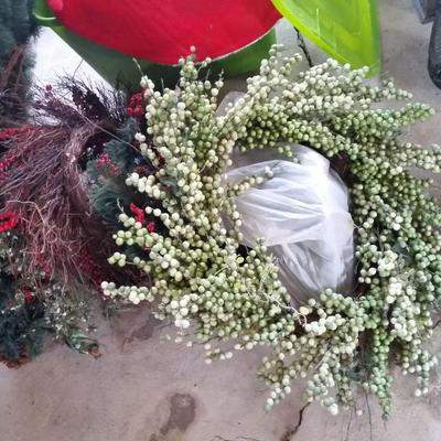 xmas wreaths- over a half dozen to choose