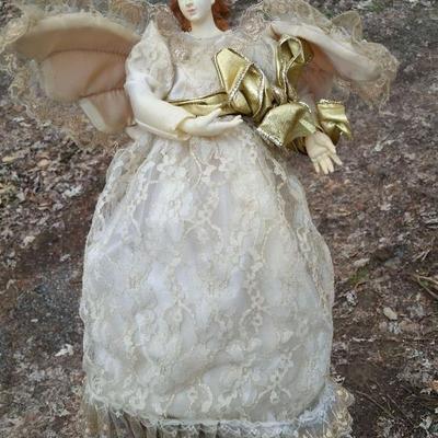 large xmas angel tree topper