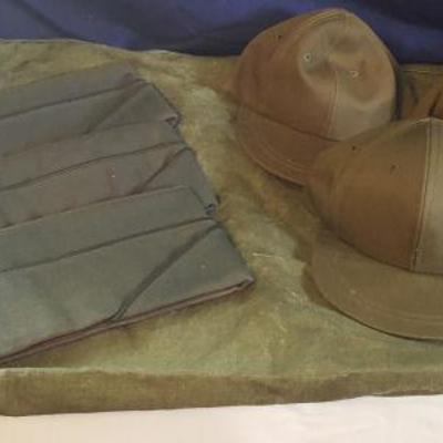 NPT015 Vintage Army Garrison Caps, Duffle Bag & More
