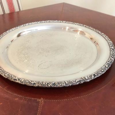 Silverplate Charger (15â€dia) $28