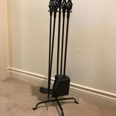 Wrought Iron Fireplace Tools. $$75 (set)