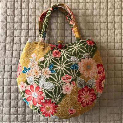 Japanese Print Fabric Hand Bag  $18