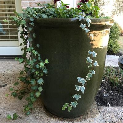 Large Ceramic Planter (30â€h). $100 (3 available)
