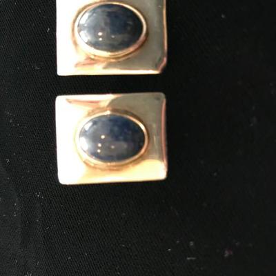 James Allen .925 & Lapis Ear Posts  $60