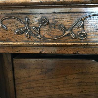 Credenza (carving & interior drawer detail)