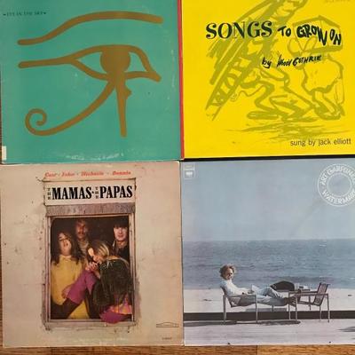 Alan Parsons $20
Woody Guthrie $6
Mamas & Papas $10
Art Garfunkel $10