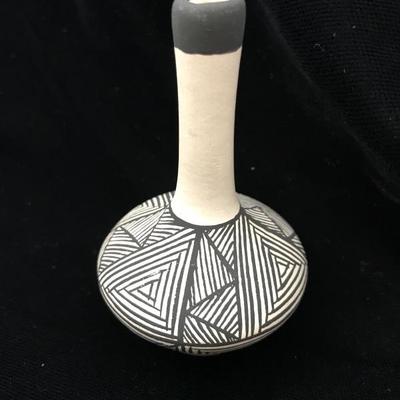 Acoma New Mexico Slgned Vase (3â€h)  $40