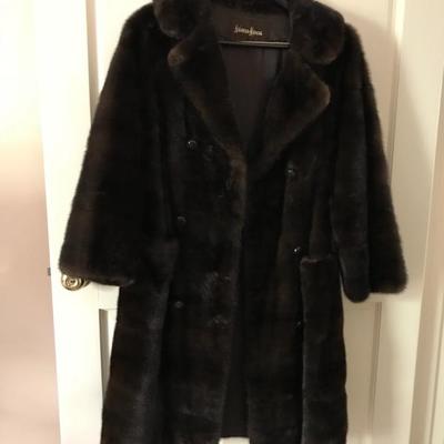 Neiman-Marcus Natural Ranch Mink ca 1960 3/4 Length  $1,200 (size s-m)
