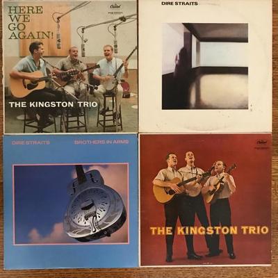 Kingston Trio $4 ea
Dire Straits $10 ea