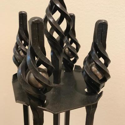 Fireplace Tools (handles detail)