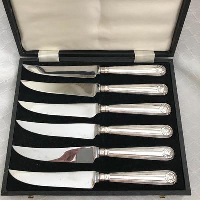 Neiman-Marcus Sheffield Six Steak Knives in Presentation Box  $120