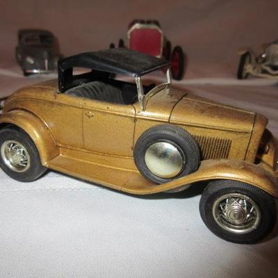 Vintage model collectible cars.