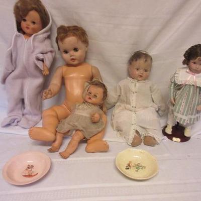 Vintage doll collection.