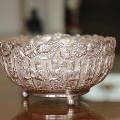 50) Antique Silver Bowl
Size: 5 Inches Wide x 2.5 Inches High
Asking Price: $219