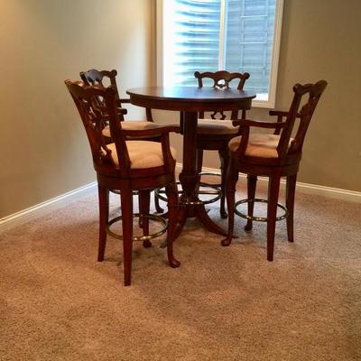 Pub Table w/ Five Chairs   $600.00