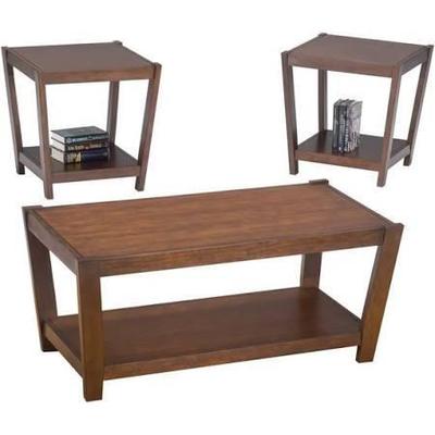 Bernards Sabre Wood with Shelf Occasional Table, 3 ...