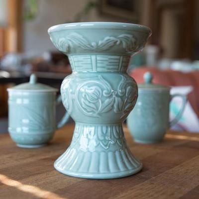 Celadon pottery