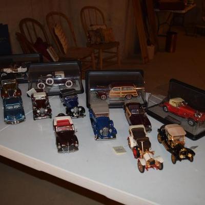 Vintage scale model cars