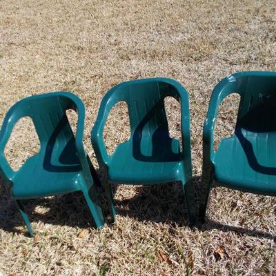 3 child chairs $8 each