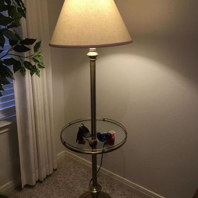 floor lamp with end table 