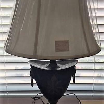Towle lamp in excellent condition.  Contemporary shade