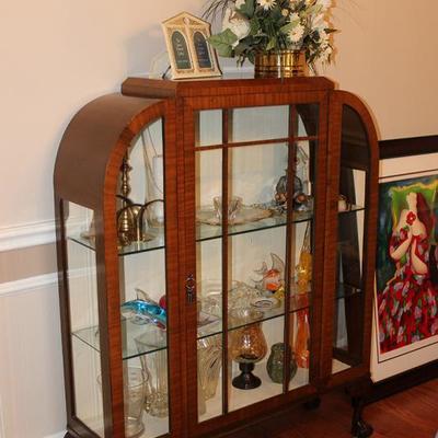 Antique curio cabinet