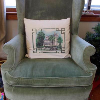 Wing back chair $75