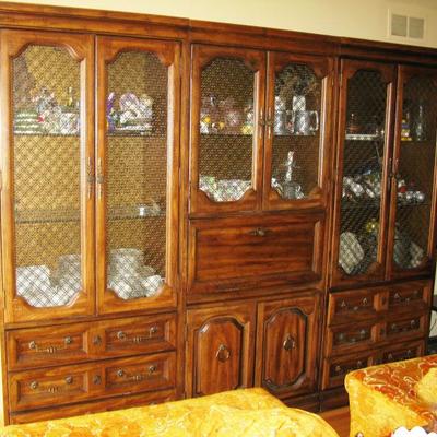 large wall unit in 3 sections, will be sold in sections if you only need 2 