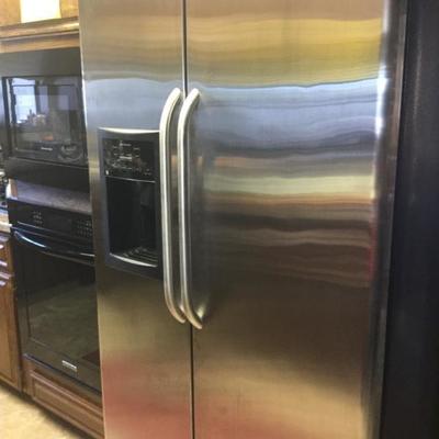 Stainless steel fridge 