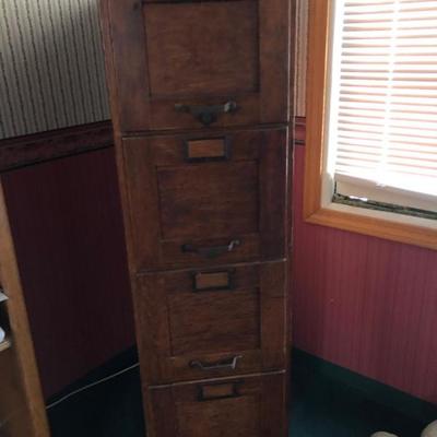 Antique file cabinet 