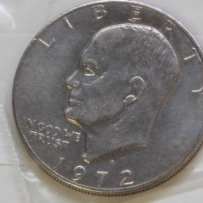 1972 Eisenhower Clad Dollar