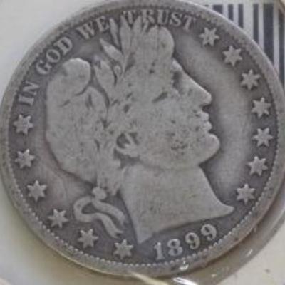 1899 O Barber Half Dollar