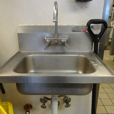 Fully Stainless Wall Mounted Hand Washing Sink