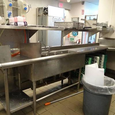 131''x30'' Fully Stainless Dirty Side Dish Station