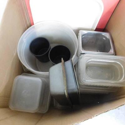 Lot of Pelouze Scale, Tubs And Plastic Wares