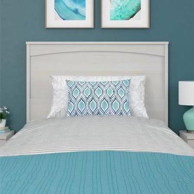 Crescent Point Twin Size Ivory Headboard