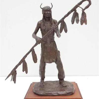 Original Bob Scriver bronze sculpture titled 