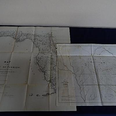 1856 Map of Florida